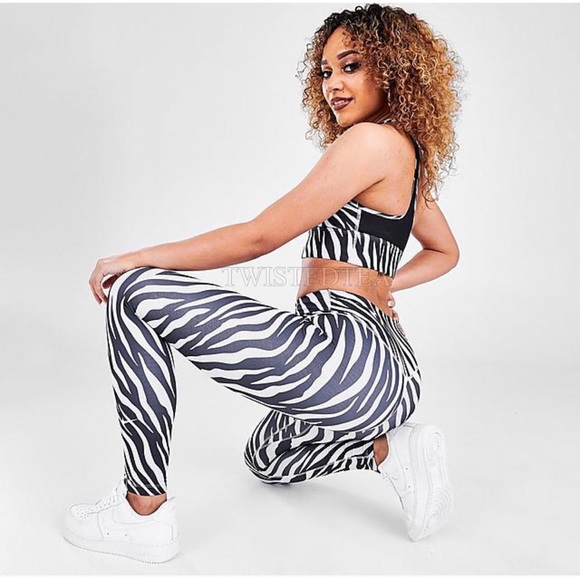 Zebra Workout Pants
